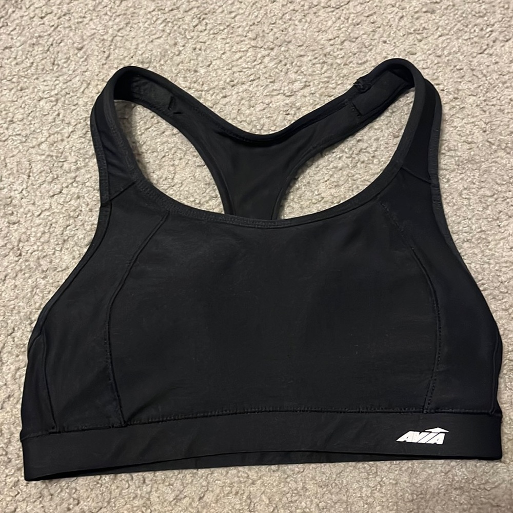 Avia  Black Sports Bra. Size M
